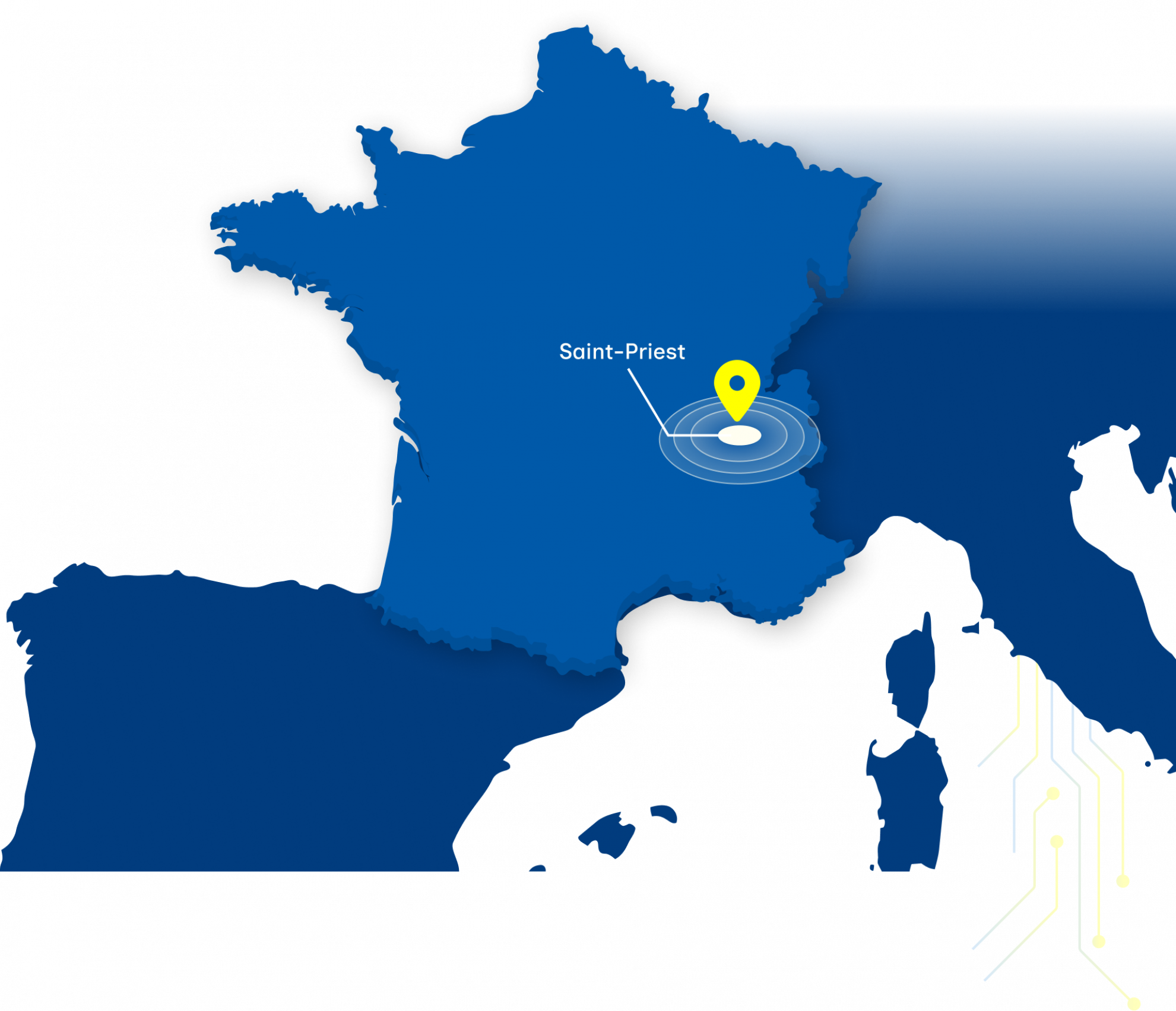 Zone d'intervention - Carte France